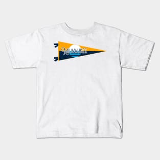 Milwaukee Flag Pennant Kids T-Shirt